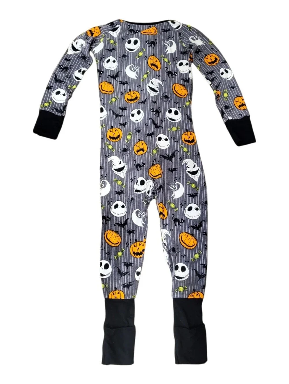 Little Sleepies + Disney The Nightmare Before Christmas Bamboo Zippy 3T HTF